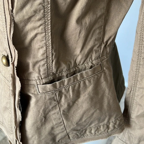 Ann Taylor LOFT Olive Tan Utility Jacket - Picture 4 of 8